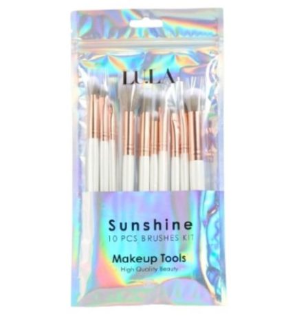 Kit De Brochas Sunshine X 10 Pcs Lula