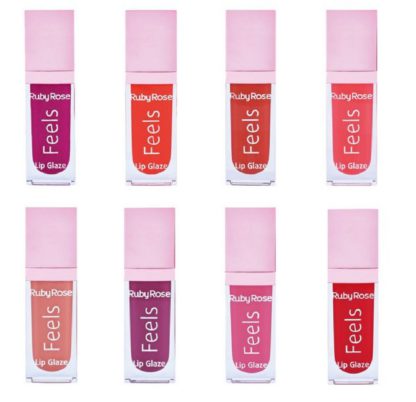 LIP GLAZE GLOSS FEELS RUBY ROSE