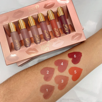 LABIALES TRENDY VELVET LIPS UNIDAD REF LT03 TRENDY - Imagen 4