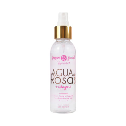 MINI AGUA DE ROSAS + COLAGENO 120 ML  PURPURE
