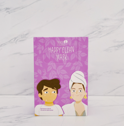SOBRE MASCARILLA STICKERS PARA ACNE HAPPY CLEAN REF HC16 TRENDY - Imagen 3