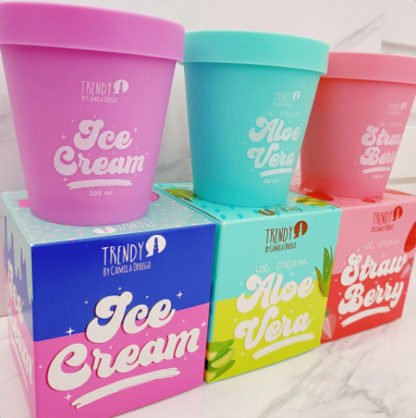 MASCARILLA HELADO REF MH14ABC COLOR SURTIDO 200ML TRENDY