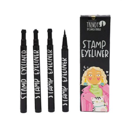 KIT X 4 DELINEADORES ESTAMPITA REF SE33 (ESTRELLITA, CORAZÓN, LUNITA Y DELINEADOR NORMAL) TRENDY