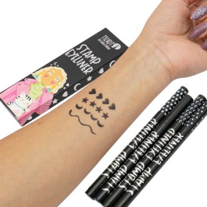 KIT X 4 DELINEADORES ESTAMPITA REF SE33 (ESTRELLITA, CORAZÓN, LUNITA Y DELINEADOR NORMAL) TRENDY - Imagen 2