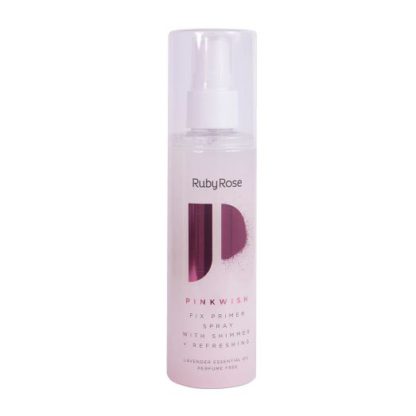 FIX PRIMER SPRAY CON BRILLO PINKWISH RUBY ROSE