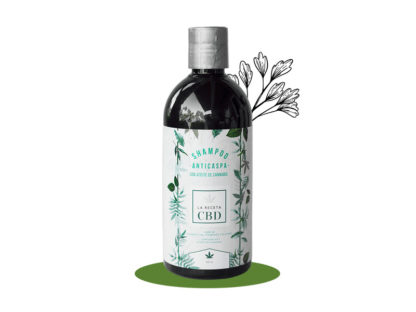 SHAMPOO ANTICASPA 500ML LA RECETA CBD