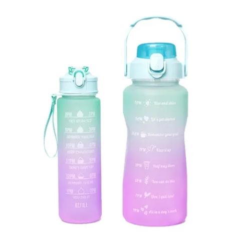 GENERICO Botellas De Agua Motivacional De 2 Litros
