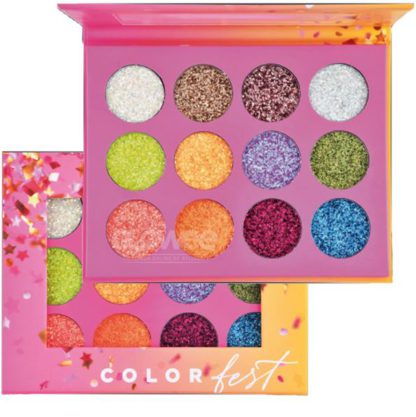 PALETA DE GLITTER COLOR FEST RUBY ROSE