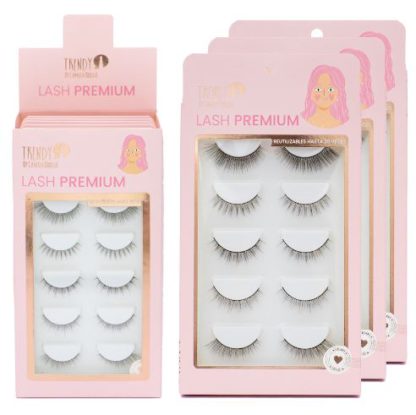 PESTAÑAS TRENDY SET X 5 LASH PREMIUM REF LP TRENDY