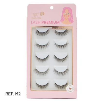 PESTAÑAS TRENDY SET X 5 LASH PREMIUM REF LP TRENDY - Imagen 3