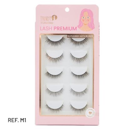 PESTAÑAS TRENDY SET X 5 LASH PREMIUM REF LP TRENDY - Imagen 4