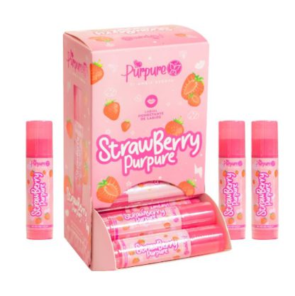 HUMECTANTE DE LABIOS – STRAWBERRY  PURPURE - Imagen 2