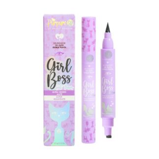 DELINEADOR DE OJOS DOBLE PUNTA GIRL BOSS CAT LINER PURPURE