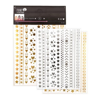 TATUAJE STICKER TEMPORAL REF R1501 TRENDY - Imagen 2
