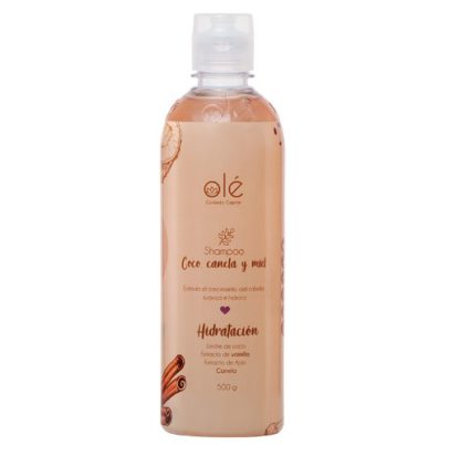 SHAMPOO DE COCO CANELA Y MIEL OLE
