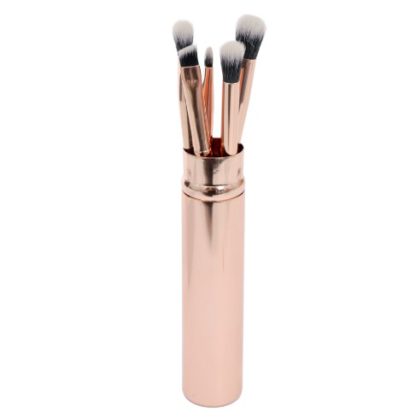 KIT BROCHA OJOS METALICA ORO ROSA KG5 TRENDY - Imagen 2