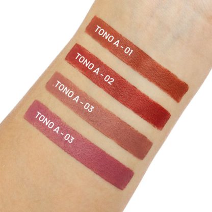 KIT LABIALES X 4 LIPS SMOKE REF LLS1407 TRENDY - Imagen 3