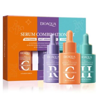KIT DE SUEROS VITAMINA C RETINOL HIALURONICO X 3 UDS  BIOAQUA