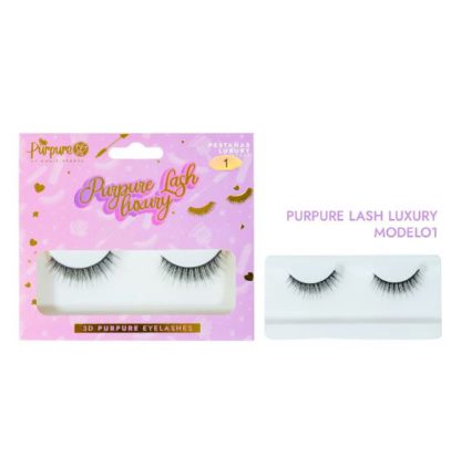 PESTAÑAS LUXURY 3D 009  PURPURE