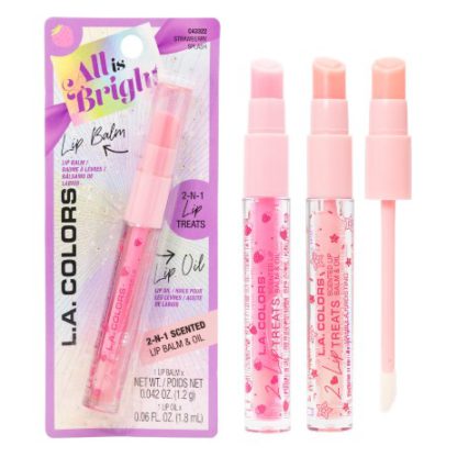 BRILLO 2 EN 1 LA COLORS GLOSS Y BALM C43323 C43322 LA COLORS