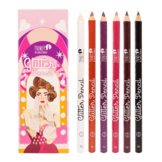 KIT X 6 DELINEADORES DE OJOS GLITTER PENCIL DGP1405 TRENDY