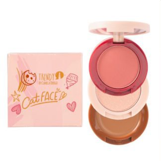 Torre De Rubor, Iluminador Y Contorno Cat Face Ref Kcf1673 Trendy