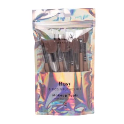 KL16 KIT DE BROCHAS ROSY X 8  LULA - Imagen 2