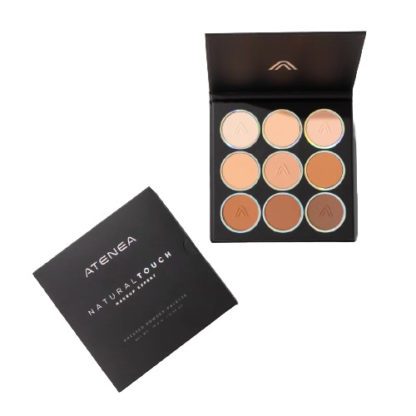 PALETA DE POLVOS COMPACTOS X9 NATURAL TOUCH ATENEA