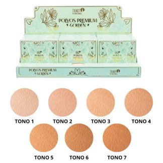 POLVOS COMPACTOS GOLDEN PCF2054  TRENDY