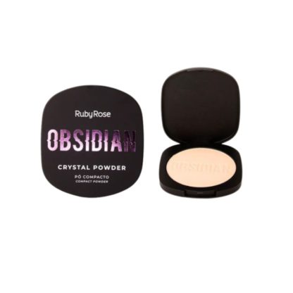 HB-1800 POLVO COMPACTO CRYSTAL OBSIDIAN 9.6 G RUBY ROSE