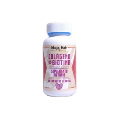 COLAGENO + BIOTINA 60 CAPSULAS  MAGIC HAIR THERAPY