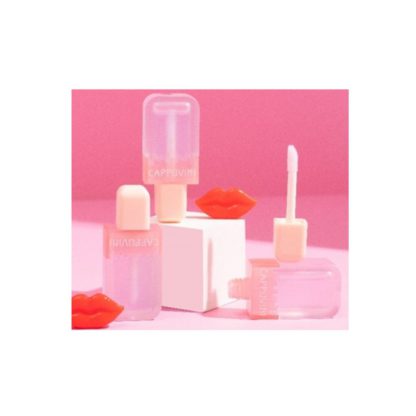 CP132 LIP GLOSS (FORMA HELADO) PALETA) ROSADO CON DESTELLOS CP132-01 *4GR* CAPPUVINI