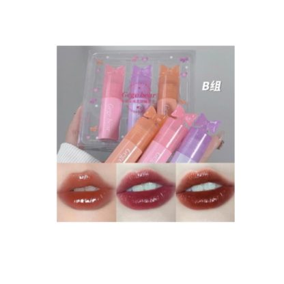 GX1127AB LIP GLOSS CON COLOR X 3 (MOÑITOS) GEGE BEAR - Imagen 2