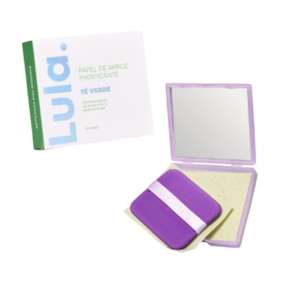 PAPEL FACIAL EXTRACTO DE TE VERDE  LULA