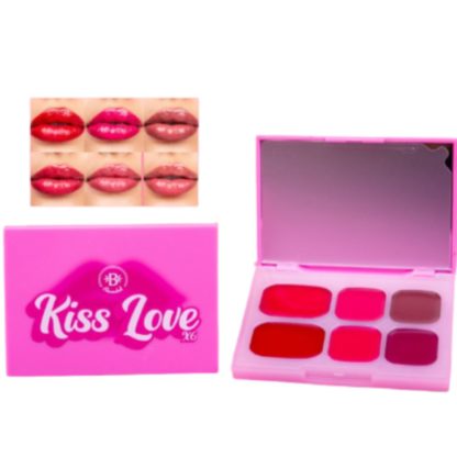 KISS LOVE X 6 (PALETA DE LABIOS) BL-BPC613 BLOOMSHELL