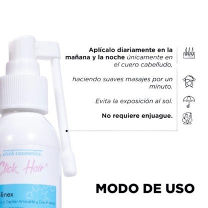 TONICO CAPILAR PELINEX 60ML  CLICK HAIR - Imagen 2