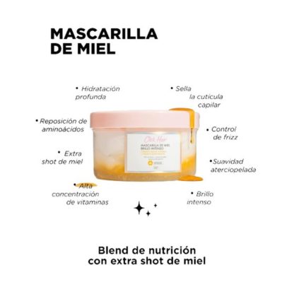 Mascarilla De Miel Brillo Intenso 300Ml  Click Hair - Imagen 2