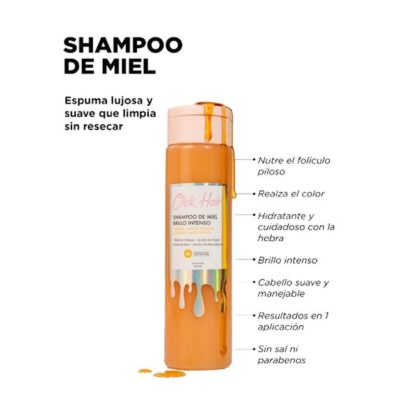 Shampoo De Miel Brillo Intenso 300Ml  Click Hair - Imagen 2