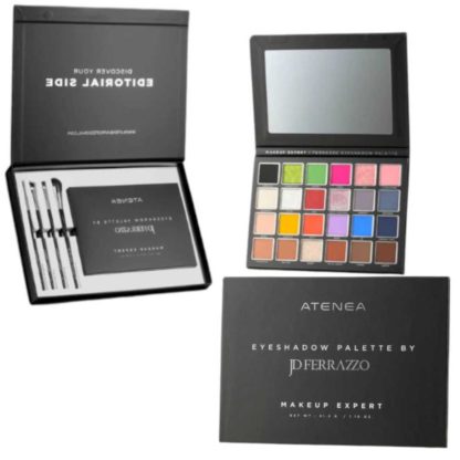 KIT PALETA MAS BROCHAS  BOX X FERRAZZO: DISCOVER YOUR EDITORIAL SIDE ATENEA
