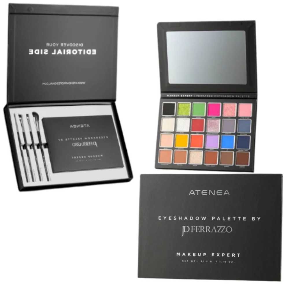 KIT PALETA MAS BROCHAS  BOX X FERRAZZO: DISCOVER YOUR EDITORIAL SIDE ATENEA