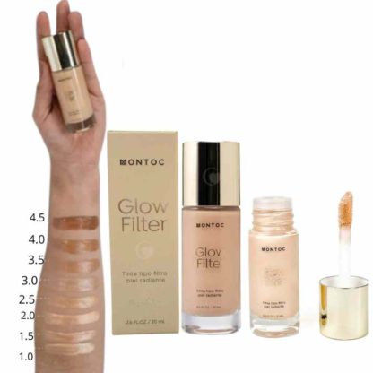 736379 BASE TINTA GLOW FILTER 20 ML MONTOC