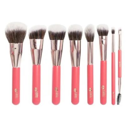 KIT DE BROCHAS X10 ROSA TERCIOPELO STN-BRT2287 TRENDY - Imagen 2