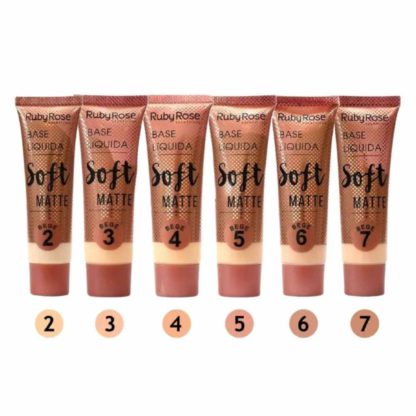 BASE ALTA COBERTURA SOFT MATE PIEL MEDIA RUBY ROSE