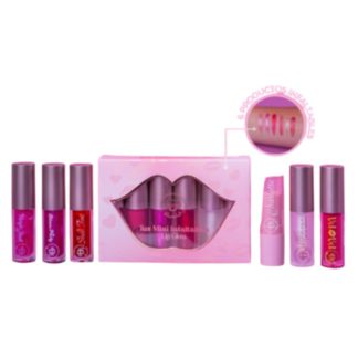 BRILLO LIP GLOSS TUS MINI INFALTABLES SET X 6 BL-BK526 BLOOMSHELL