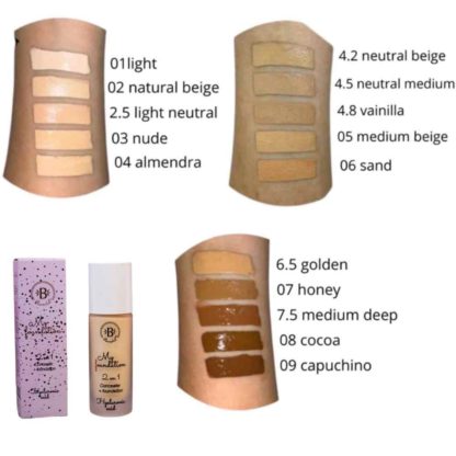 BASE BL-F1205 MY FOUNDATION 2 EN 1 BLOOMSHELL