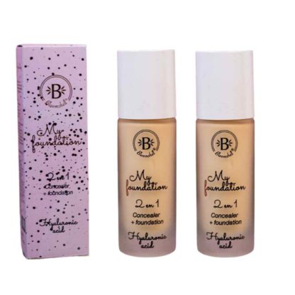BASE BL-F1205 MY FOUNDATION 2 EN 1 BLOOMSHELL - Imagen 2