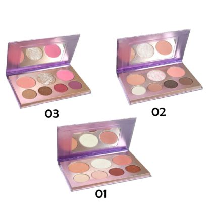 KIT DE SOMBRA RUBOR E ILUMINADOR GB0710  DOLCE BELLA - Imagen 2