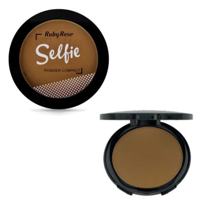 POLVO COMPACTO SELFIE PERFECT PIEL OSCURA RUBY ROSE - Imagen 2