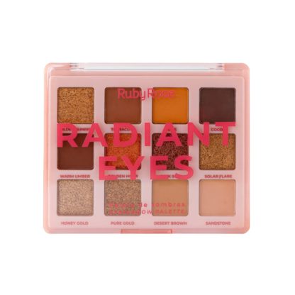 Paleta Sombras Ruby Rose Radiant Eyes 12 Tonos Hb E220