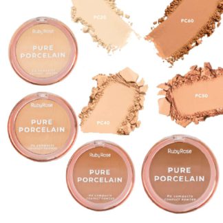 Polvo Compacto Ruby Rose Pure Porcelain Hb M401